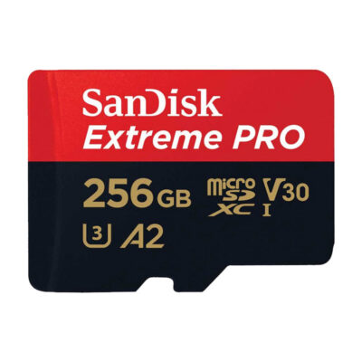 آوانگار - کارت حافظه سندیسک 256 گیگابایت با قدرت انتقال سرعت 200 مگابایت بر ثانیه Sandisk Exreme Pro 256GB A2