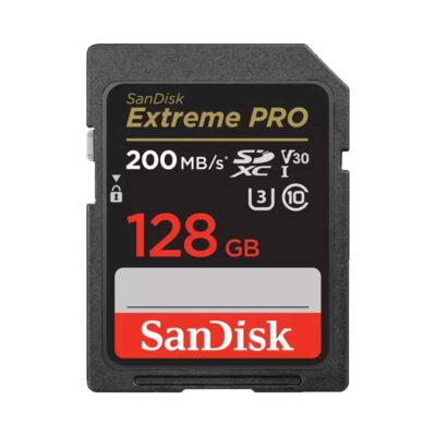 کارت حافظه 128 گیگابایت سندیسک – SanDisk 128GB Extreme PRO SDHC 200MB/s Class 10