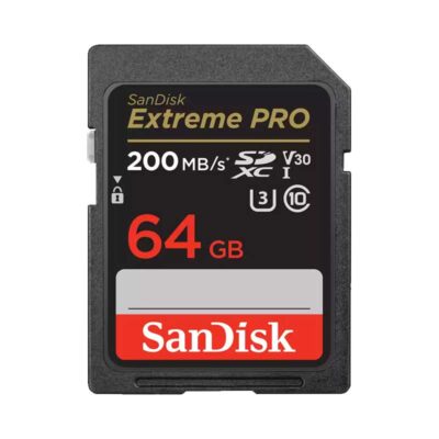 آوانگار - کارت حافظه 64 گیگابایت سندیسک - SanDisk 64GB Extreme PRO SDHC 200MB/s Class 10