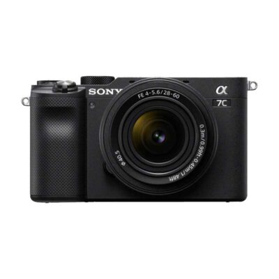آوانگار - دوربین بدون آینه سونی Sony alpha a7C Mirrorless Camera Body & Sony 28-60mm Lens Black