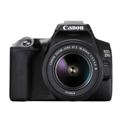 آوانگار - دوربین عکاسی کانن Canon EOS 250D DSLR Camera with EF-S 18-55mm f/3.5-5.6 DC III Lens