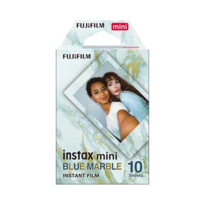 آوانگار - فیلم دوربین های چاپ سریع فوجی فیلم Fujifilm Instax Mini Blue Marble Instant Film 10 Sheets - کاغذ 10 عددی حاشیه سنگ مرمر آبی