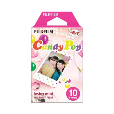 آوانگار - فیلم دوربین های چاپ سریع فوجی فیلم Fujifilm Instax Mini Candy Pop Instant Film 10 Sheets - کاغذ 10 عددی حاشیه طرح آبنبات پاپ