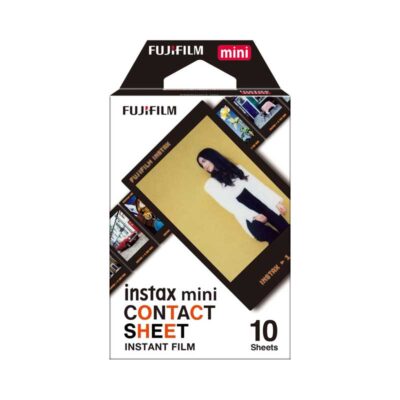 آوانگار - فیلم دوربین های چاپ سریع فوجی فیلم Fujifilm Instax Mini Contact Sheet Instant Film 10 Sheets - کاغذ 10 عددی حاشیه طرح برگه تماس
