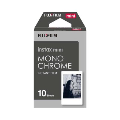 آوانگار - فیلم دوربین های چاپ سریع فوجی فیلم Fujifilm Instax Mini Monochrome Instant Film 10 Sheets - کاغذ 10 عددی حاشیه و طرح تک رنگ