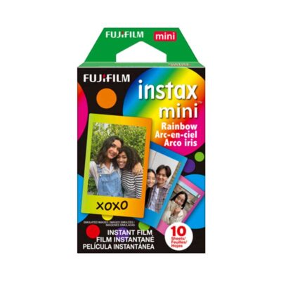آوانگار - فیلم دوربین های چاپ سریع فوجی فیلم Fujifilm Instax Mini Rainbow Instant Film 10 Sheets - کاغذ 10 عددی حاشیه رنگین کمان