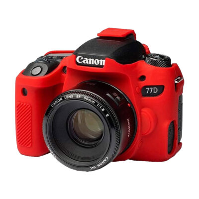 آوانگار - کاور دوربین ایزی کاور easyCover Silicone Protection Cover for Canon 77D - Red - قرمز