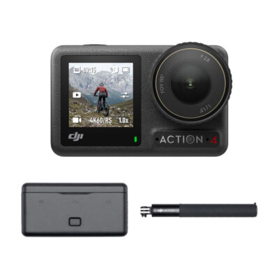 آوانگار - دوربین ورزشی اسمو اکشن 4 ماجراجویی کمبو دی جی آی DJI Osmo Action 4 Camera Adventure Combo