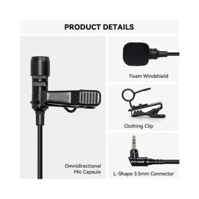 آوانگار - میکروفون یقه ای هالی لند Hollyland LARK MAX HL-OLM02 Lavalier Microphone