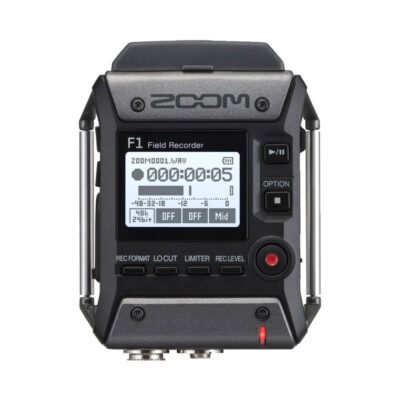 آوانگار - دستگاه ضبط صدا زوم Zoom F1-LP 2-Input / 2-Track Portable Field Recorder with Lavalier Microphone