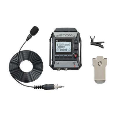 آوانگار - دستگاه ضبط صدا زوم Zoom F1-LP 2-Input / 2-Track Portable Field Recorder with Lavalier Microphone