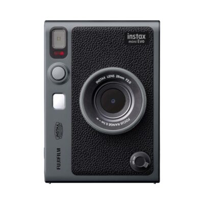 آوانگار - دوربین چاپ سریع فوجی فیلم FUJIFILM INSTAX MINI EVO Limited Edition Hybrid Instant Camera Bundle - Dark Silver - نقره ای تیره