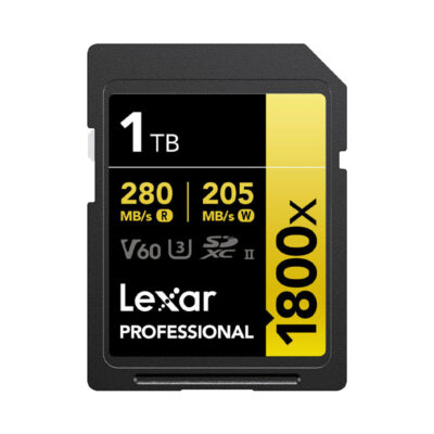 آوانگار - کارت حافظه 1 ترابایت لکسار Lexar 1TB Professional 1800x UHS-II SDXC Memory Card