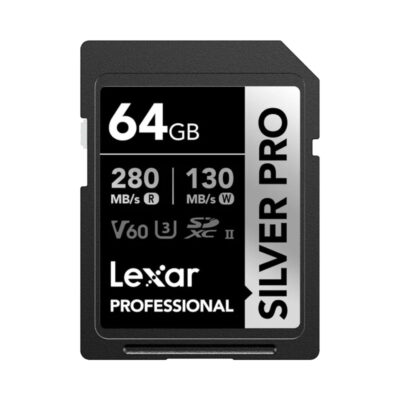 آوانگار - کارت حافظه 64 گیگابایت لکسار Lexar Silver Pro SD Card 64GB UHS-II SD 280MB