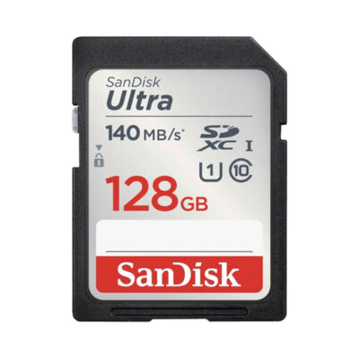 آوانگار - کارت حافظه 128 گیگابایت سندیسک SanDisk SD 128GB Ultra SDXC UHS-I 140MB/s Class 10