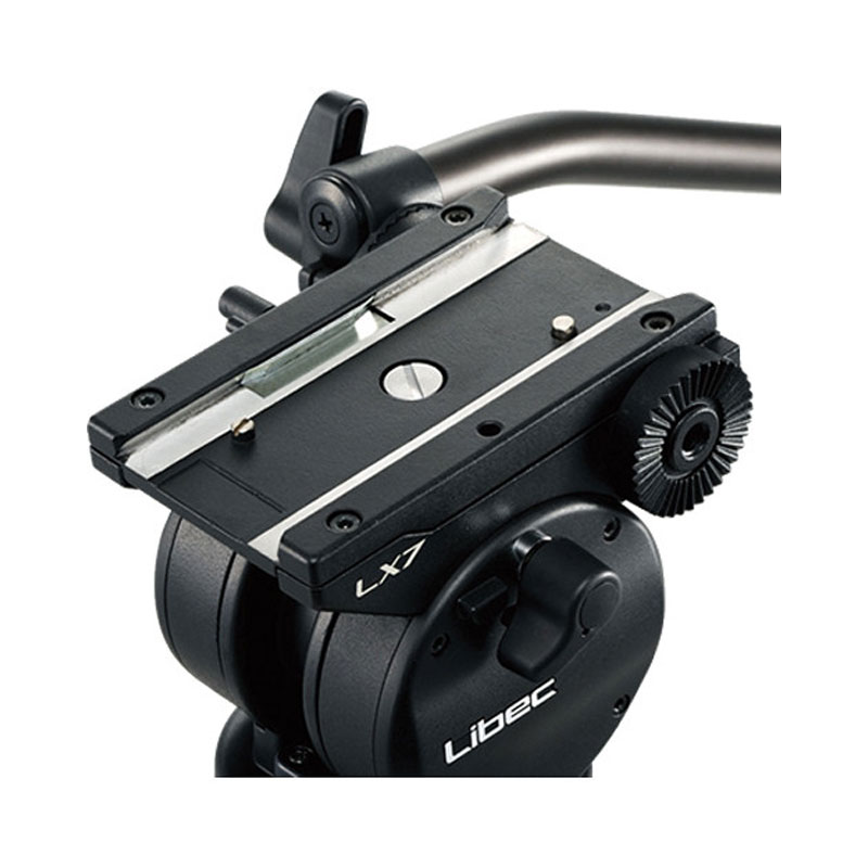 AvaNegar-Tripod-Libec-LX7-Tripod-With-Pan-and-Tilt-Fluid-Head-and-Floor-Spreader-003 آوانگار - سه پایه آلومینیومی لیبک Libec LX7 Tripod With Pan and Tilt Fluid Head and Floor Spreader